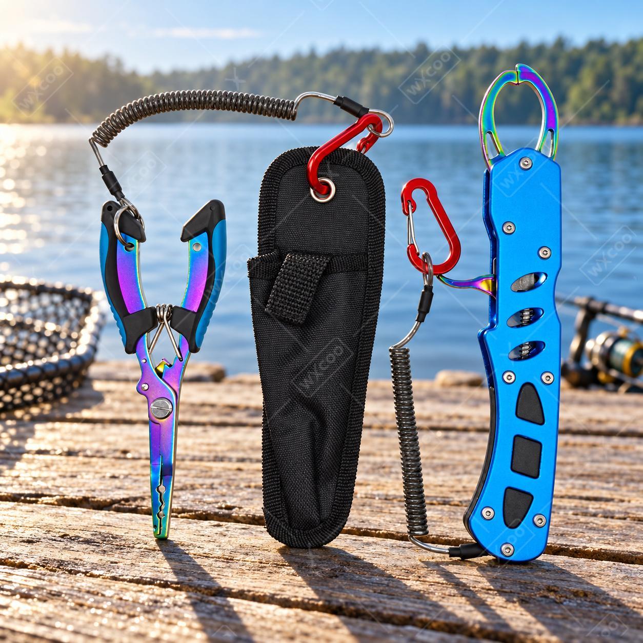 Fishing Line Cutter - Mavi Titanyum Kaplamalı Tuzlu Su Balıkçılık
